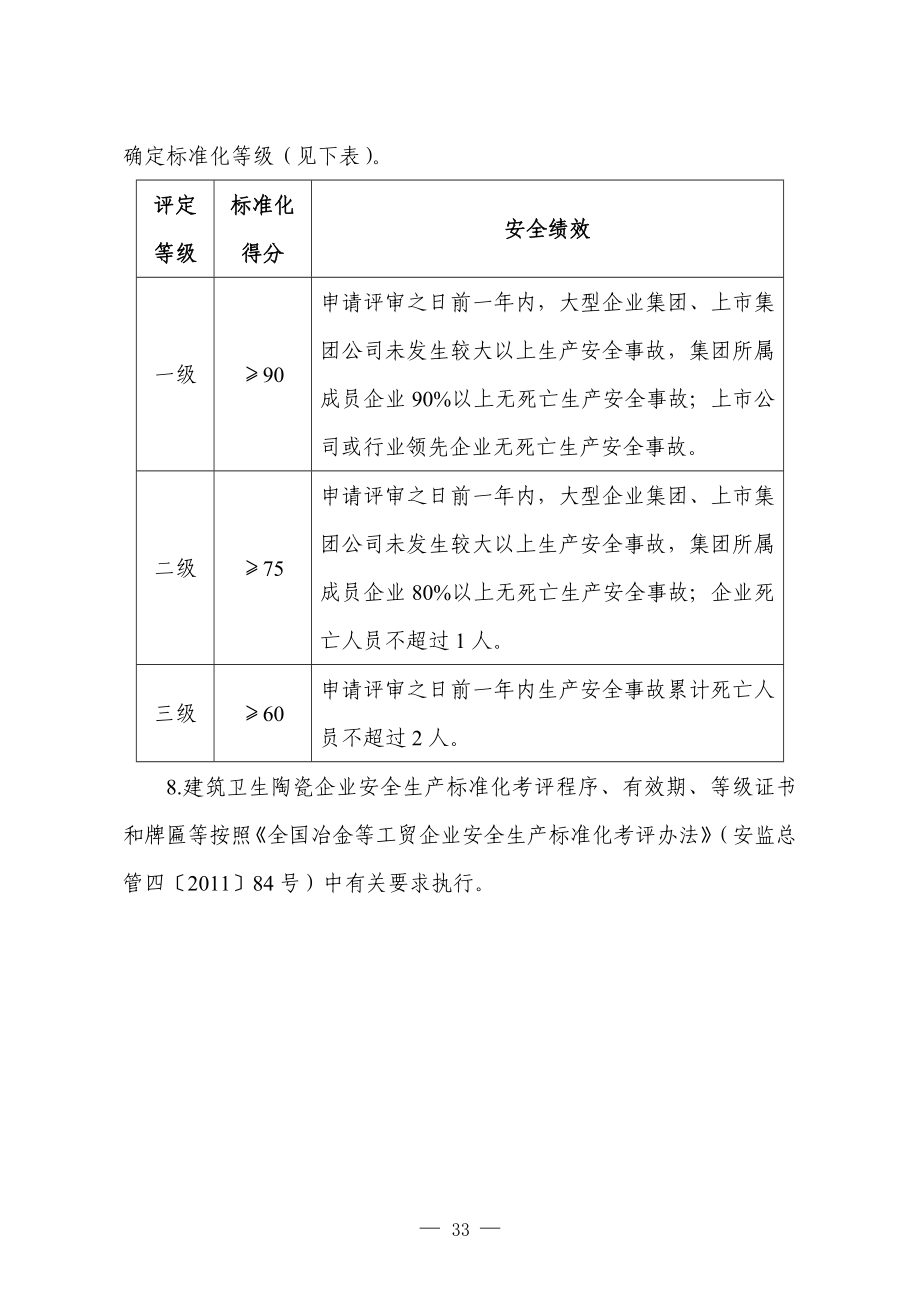 建筑卫生陶瓷企业安全生产标准化评定标准.doc_第2页