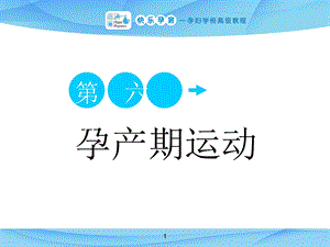 孕妇学校高级课程第六讲-孕产期运动.ppt