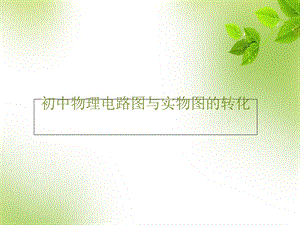 初中物理电路图与实物图的转化.ppt