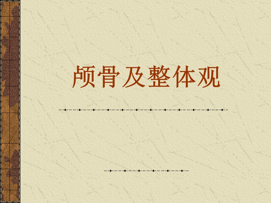 颅骨及整体观.ppt_第1页