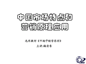 市场总监培训教材1-中国市场特点及营销原理应用.ppt