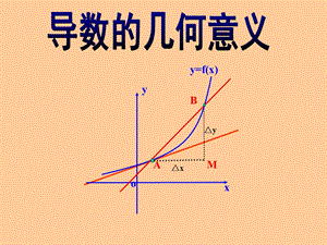 导数的几何意义上课用修正.ppt