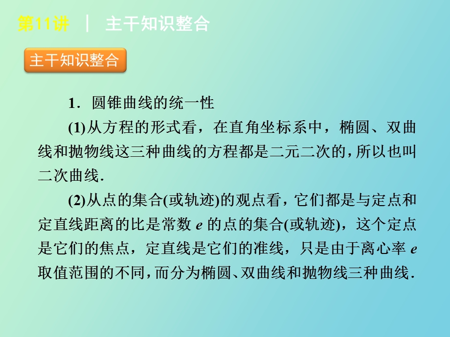 圆锥曲线定义、方程与性质.ppt_第2页