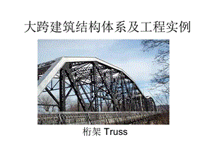 大跨建筑结构体系桁架.ppt