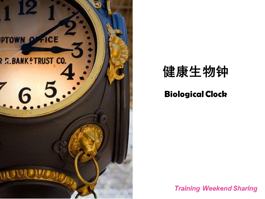 周末与您分享健康生物钟.ppt_第1页