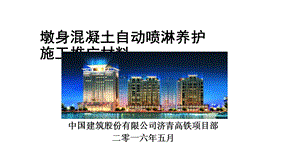 墩身养护自动喷淋.ppt