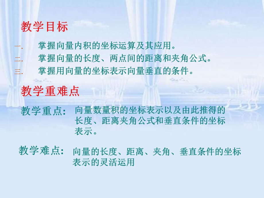 向量内积的坐标运算与度量公式.ppt_第2页