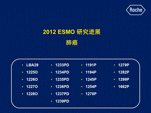 ESMO 研究进展肺癌.ppt