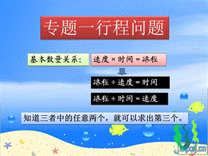 小学奥数行程问题之相遇.ppt