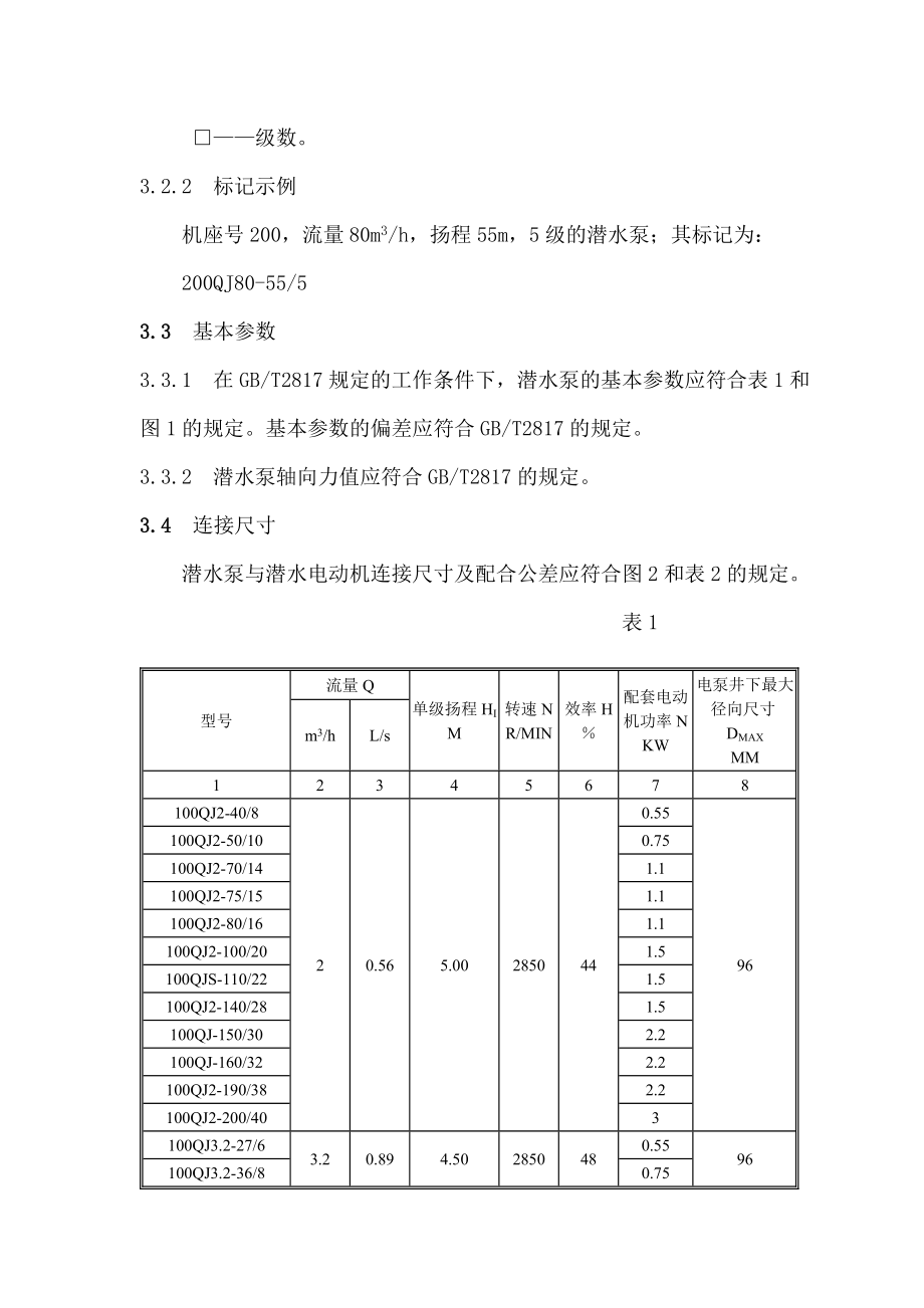 井用潜水泵型式和基本参数　.doc_第2页