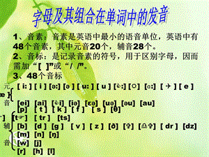 字母及其组合在单词中的发音规则.ppt