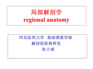 局部解剖学(胸部).ppt