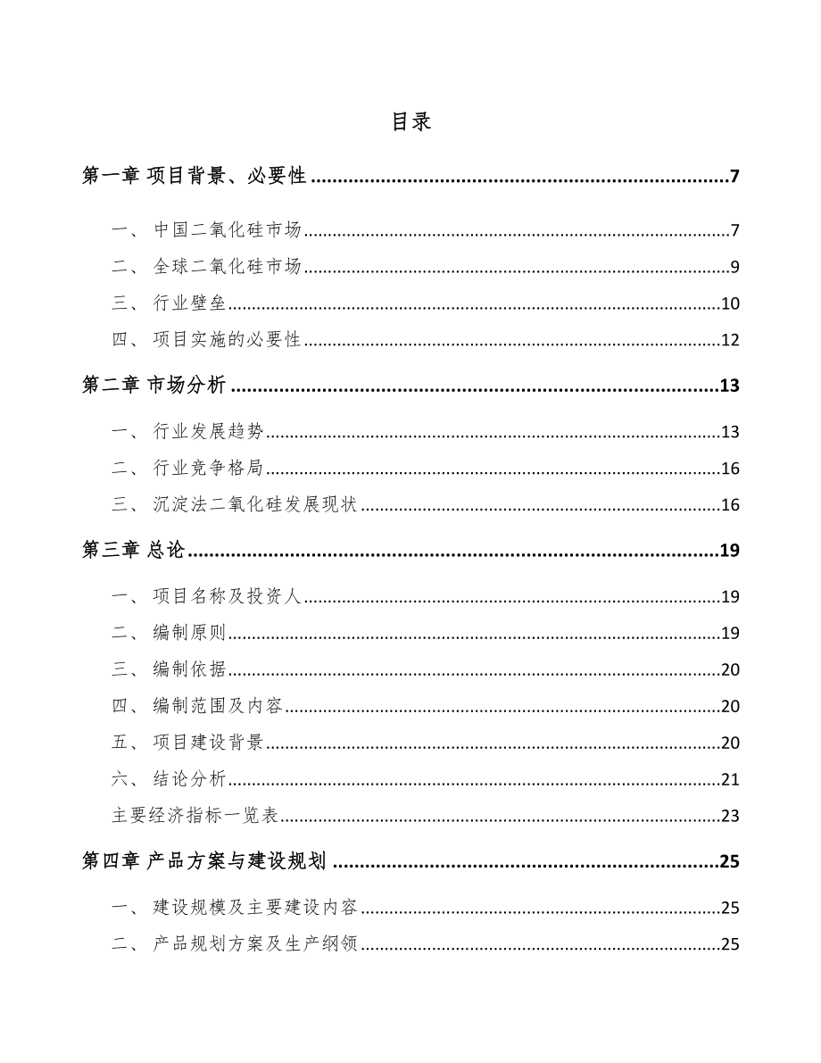 合肥沉淀法二氧化硅项目可行性研究报告.docx_第1页