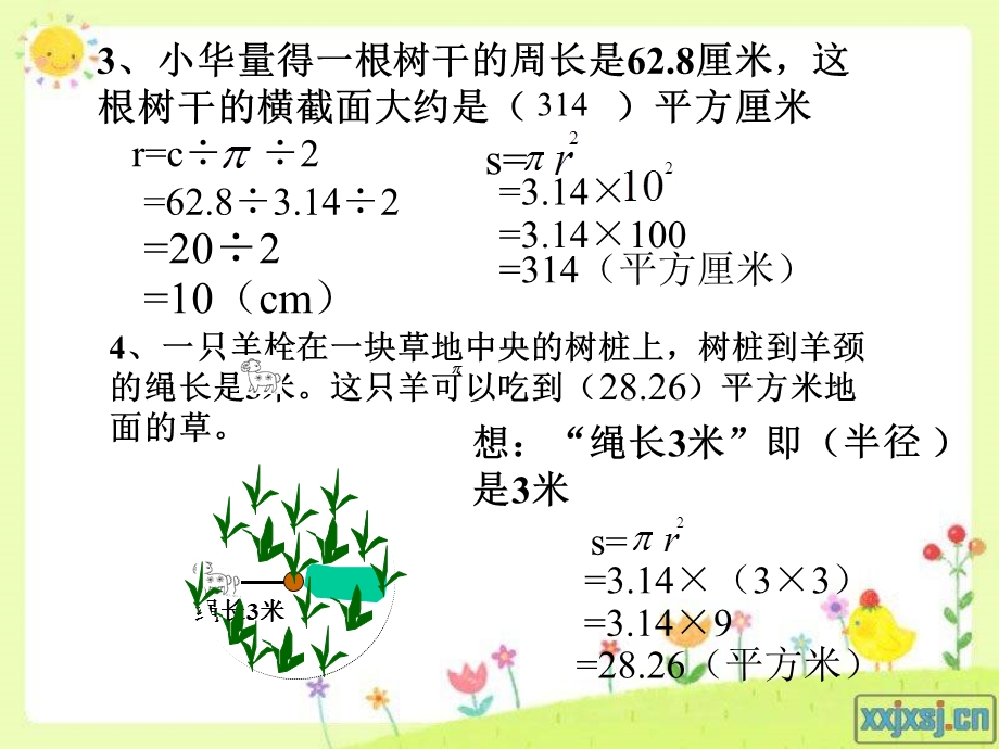 圆的面积练习题ppt.ppt_第3页