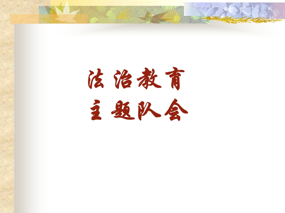 小学生法治教育.ppt_第1页