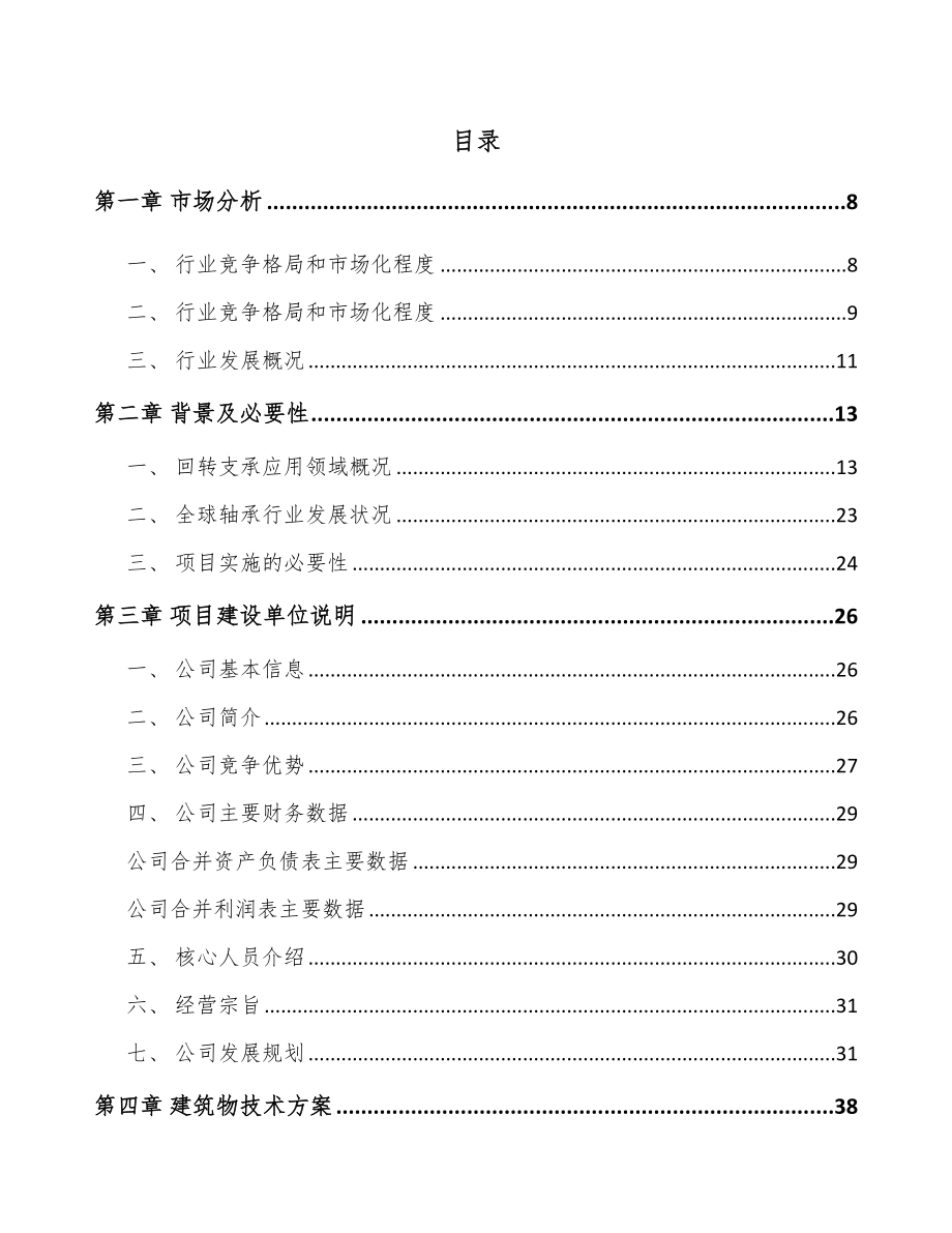 合肥回转支承项目可行性研究报告.docx_第2页