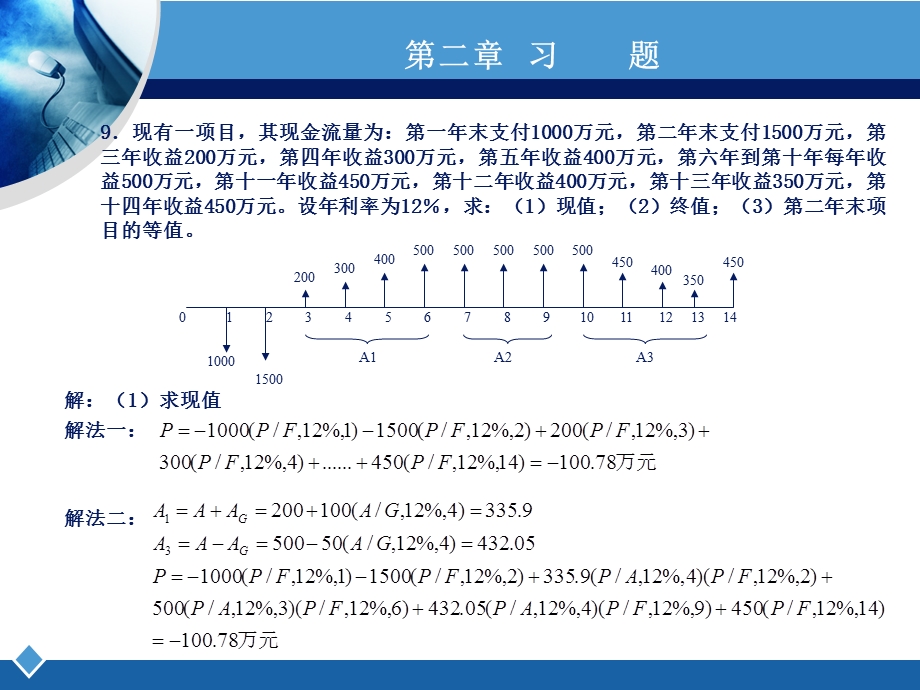 工程经济学课后习题答案(至).ppt_第2页