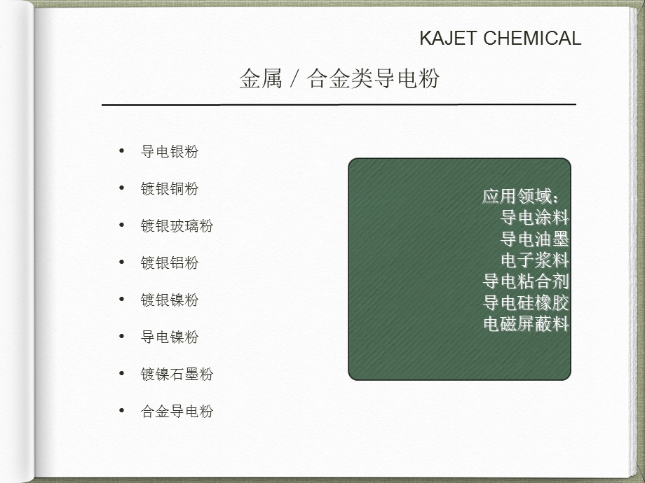 卡吉特导电化学品简介及应用.ppt_第2页