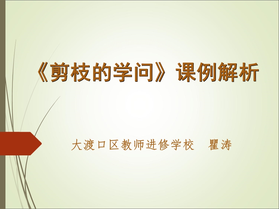 剪枝的学问课例解析.ppt_第1页