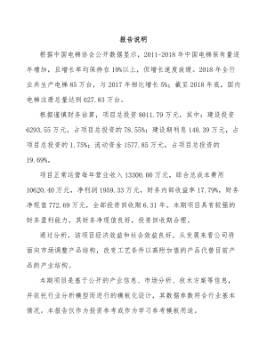 句容电梯项目可行性研究报告.docx