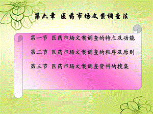 医药市场文案调查法.ppt