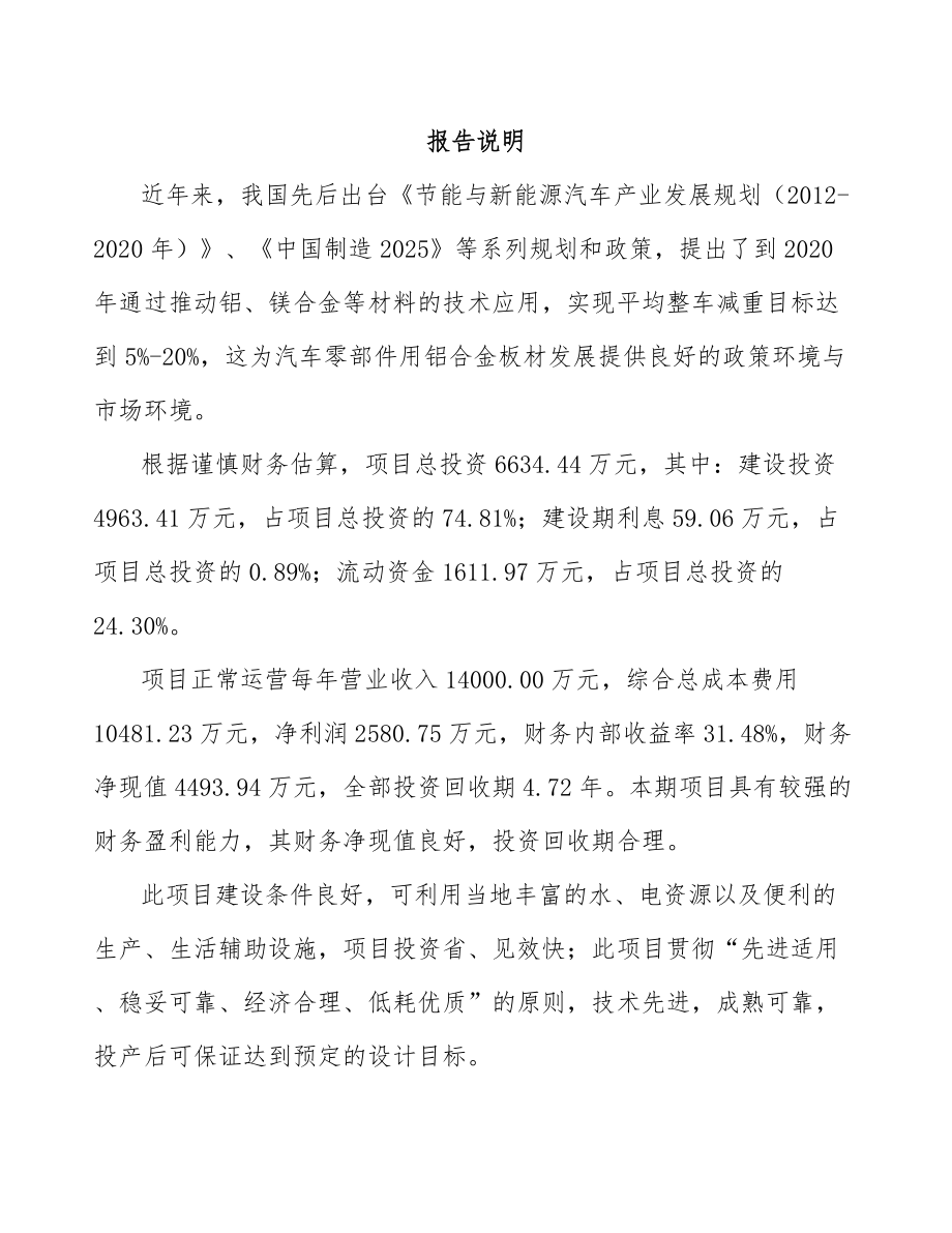 合肥汽车零件项目可行性研究报告.docx_第2页