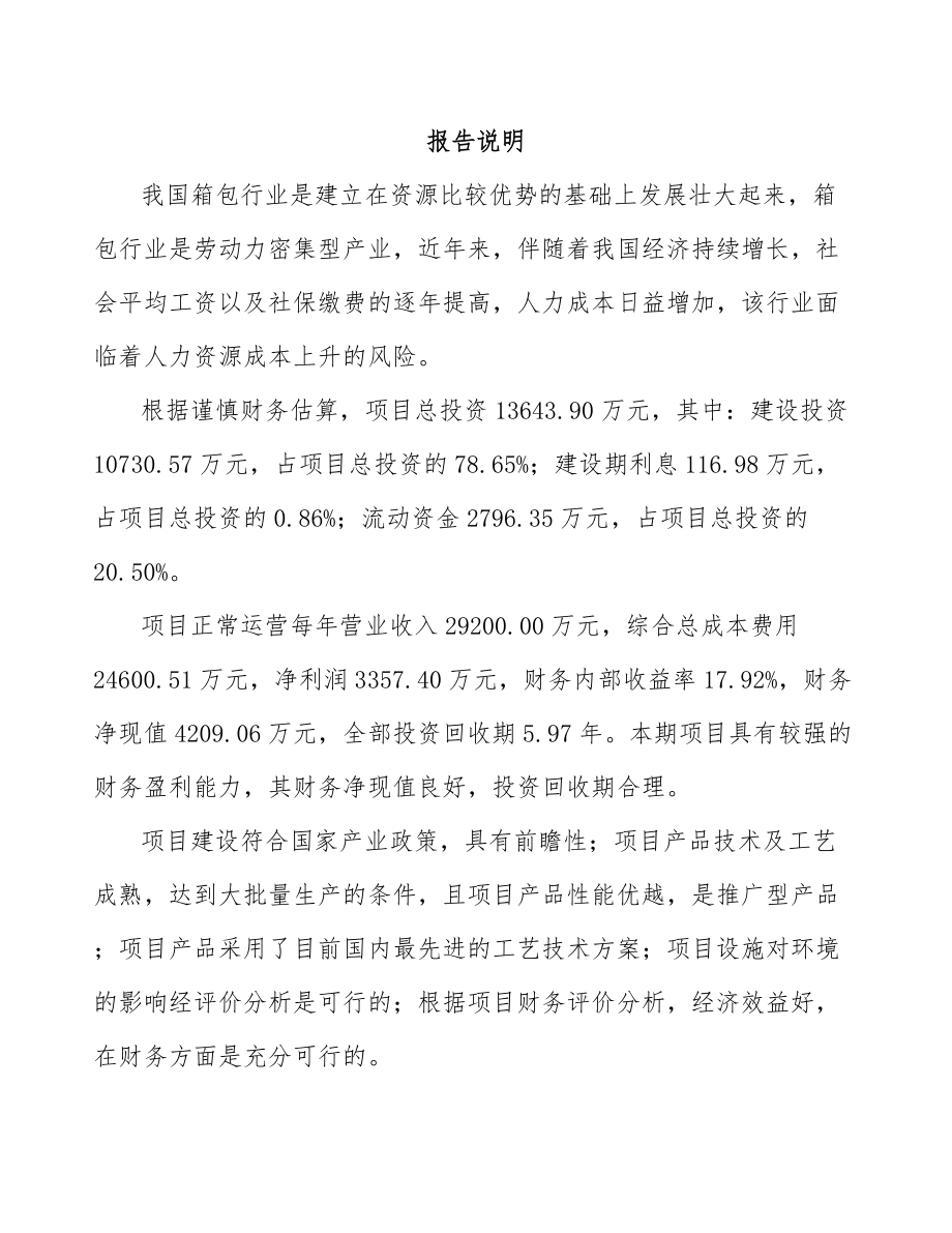 吉安箱包项目可行性研究报告.docx_第1页