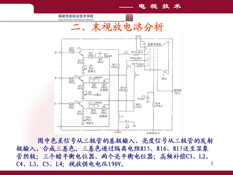 基色矩阵末视放与彩管电路.ppt_第3页