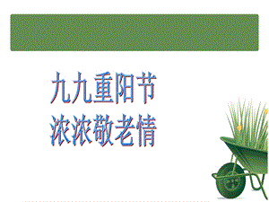 小学主题班会课件：重阳节-小学班会.ppt