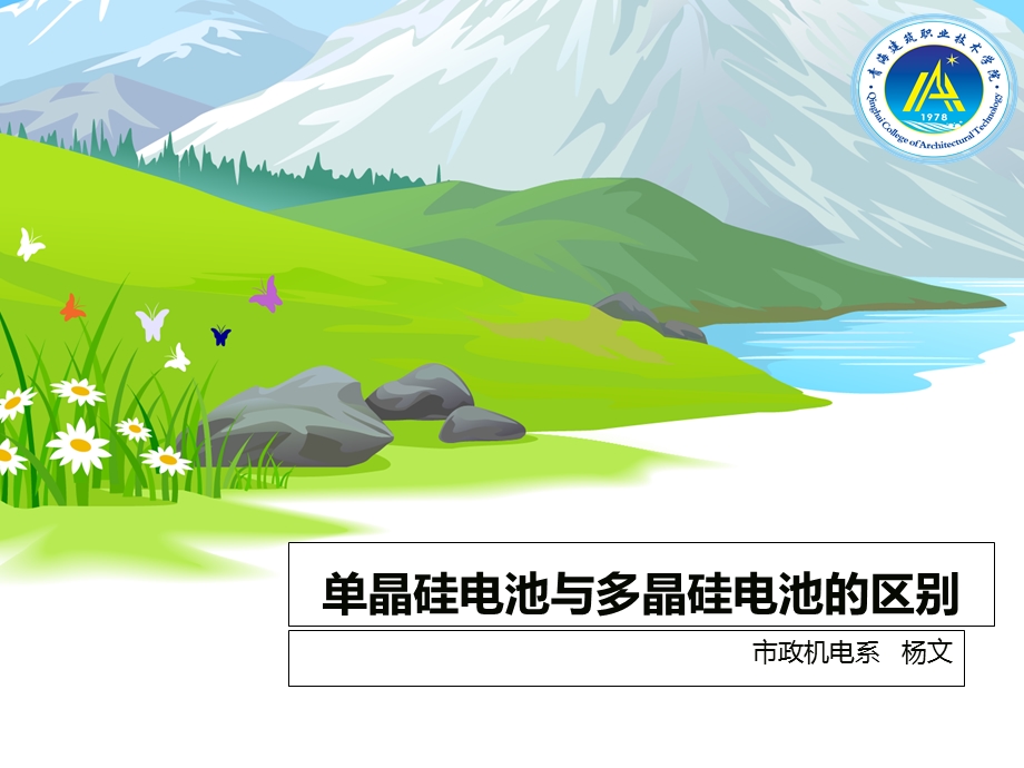 单晶硅和多晶硅的区别.ppt_第1页