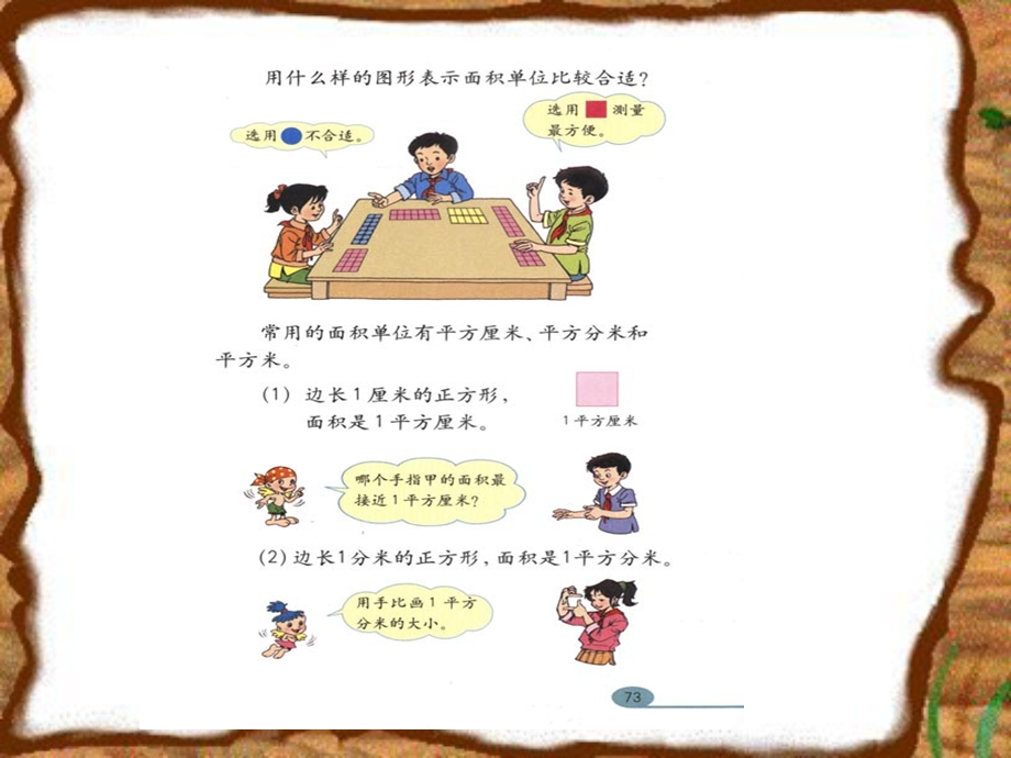 小学三年级下册长方形和正方形面积计算课件.ppt_第2页