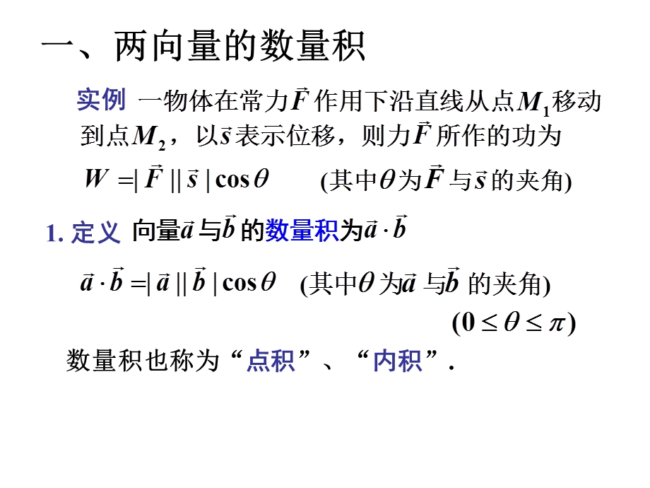 向量间的乘积.ppt_第2页