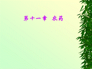 第十一章农药.ppt