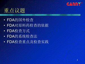 原料药FDA现场GMP符合性要求与检查实践.ppt