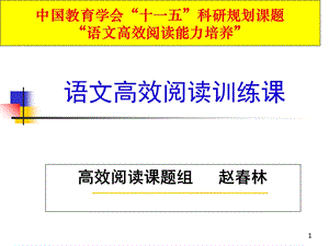 小学快速阅读训练示范起始课分钟.ppt