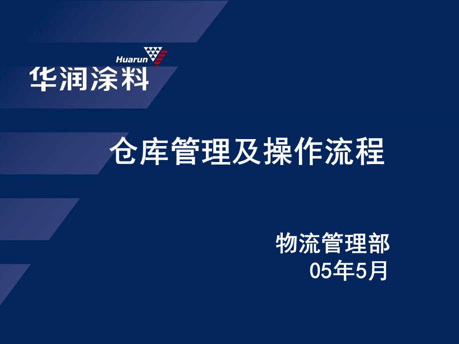 仓库管理、仓储管理、仓储流程、物流管理.ppt_第1页