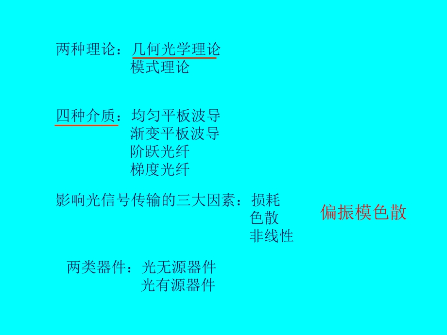 光波导理论与技术讲义(总结).ppt_第1页