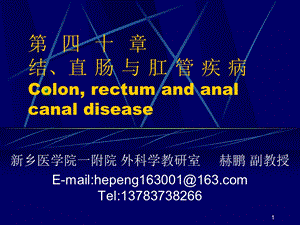 第四十一章结、直肠与肛管疾病.ppt