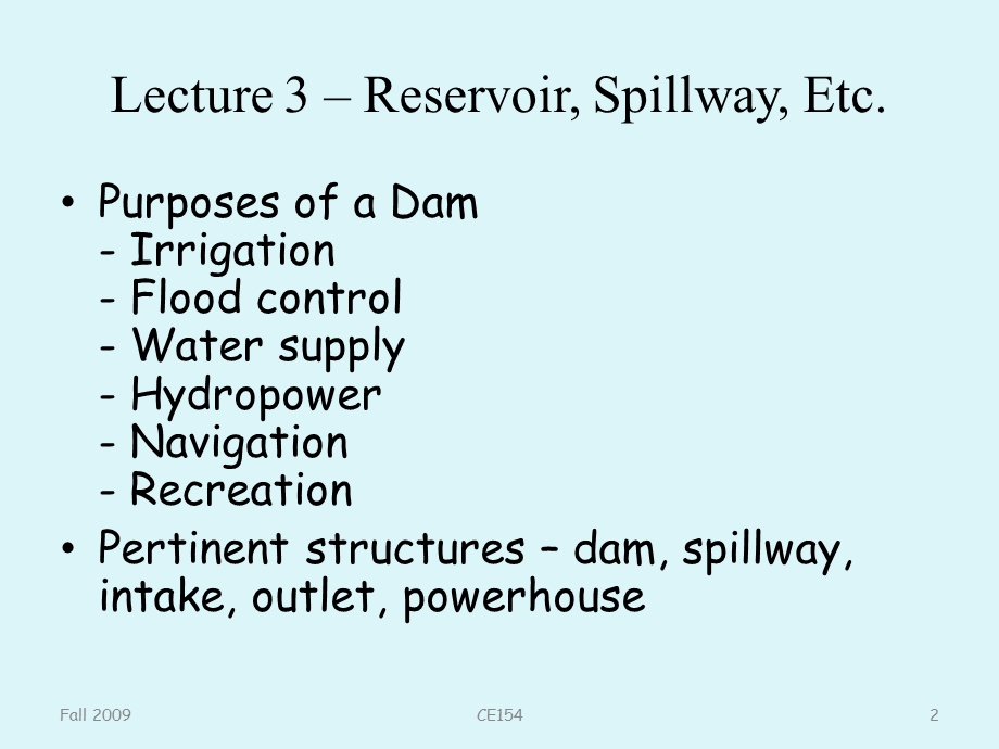 Reservoirs, Spillways,Energy Dissipators：水库溢洪道和消能工.ppt_第2页