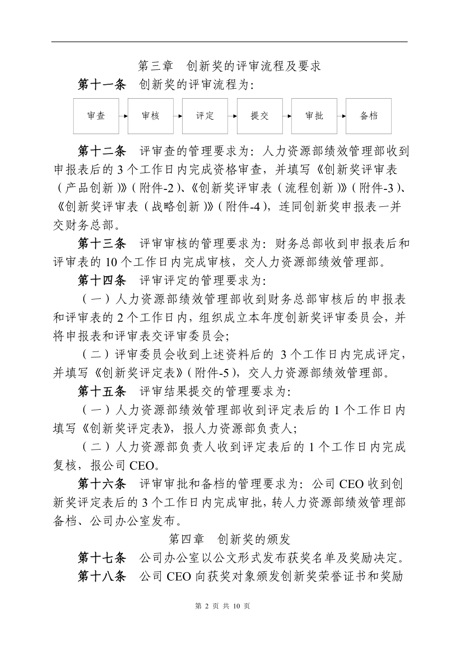 公司创新奖评选管理规程.doc_第2页