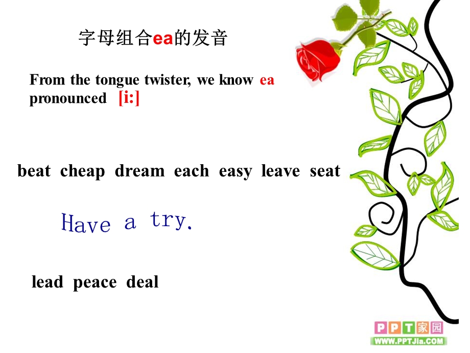 字母组合ea的发音.ppt_第3页