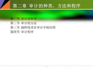 审计的种类、方法和程序.ppt