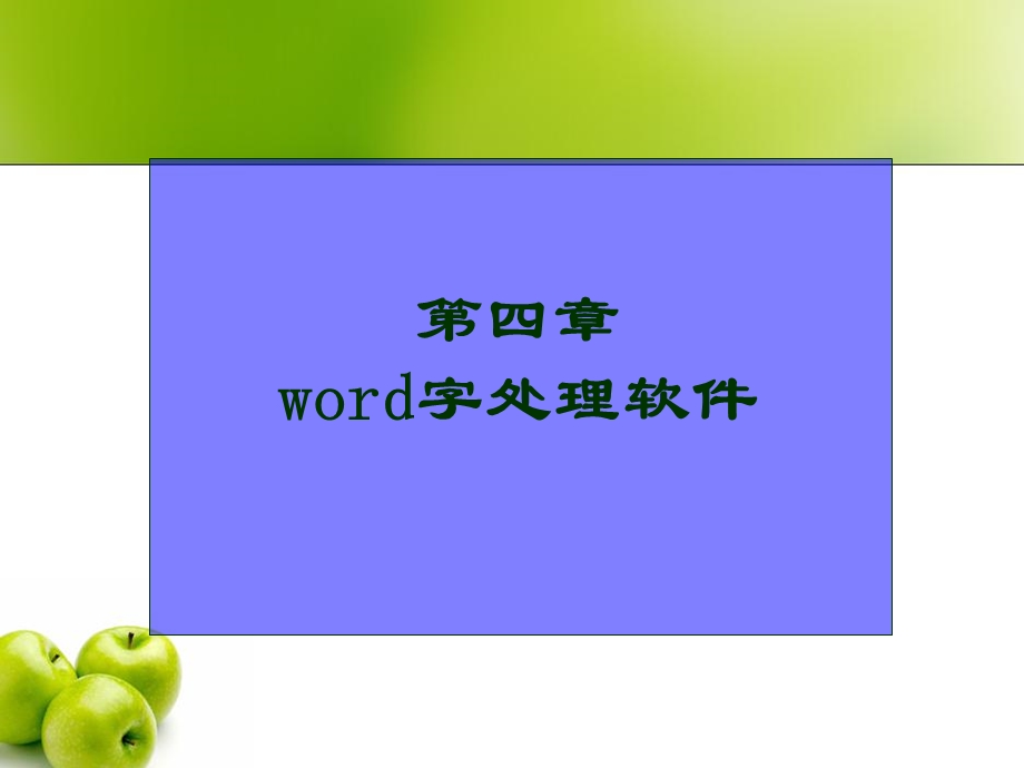 字处理软件Word-本科.ppt_第1页