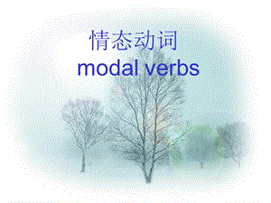 情态动词modalverbs.ppt