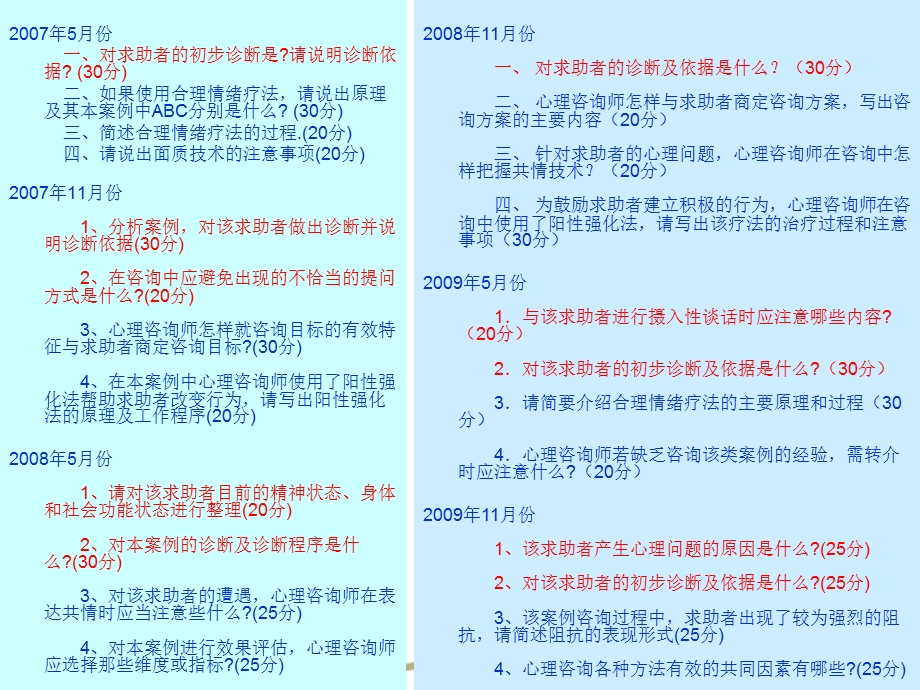 心理诊断技能习题讲解.ppt_第2页