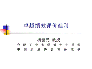 卓越绩效评价准则新标准.ppt