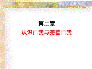 心理健康教育课件之自我意识.ppt