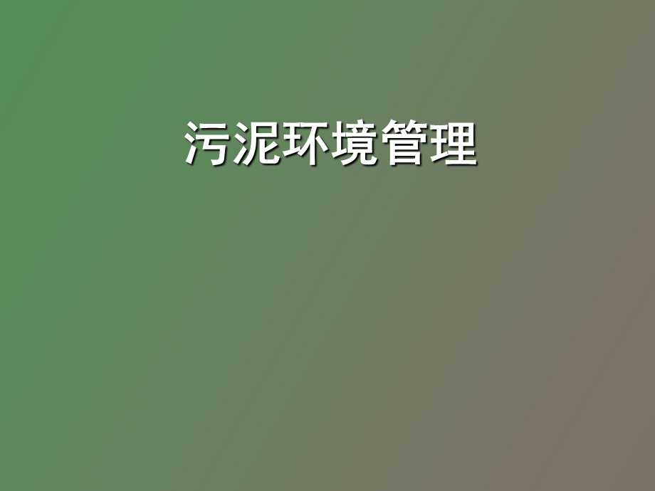 污泥环境管理要求.ppt_第1页