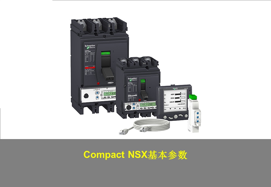 施耐德塑壳断路器NSX基本参数.ppt_第1页