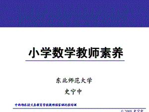 小学数学教师素养.ppt